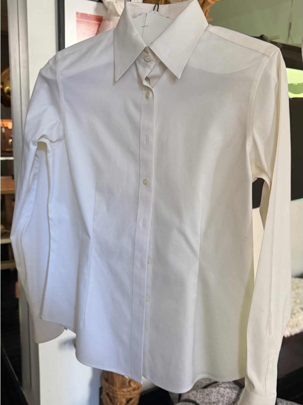 Brooks Brothers Women's White Button-Down Dress Shirt 2P FITTED